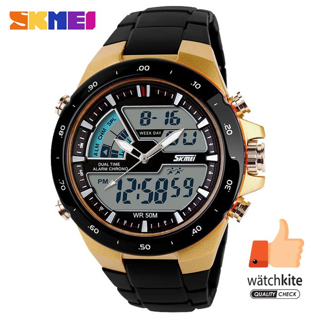 SKMEI 1016 Jam Tangan Pria Digital Analog Anti Air WATCHKITE WKOS