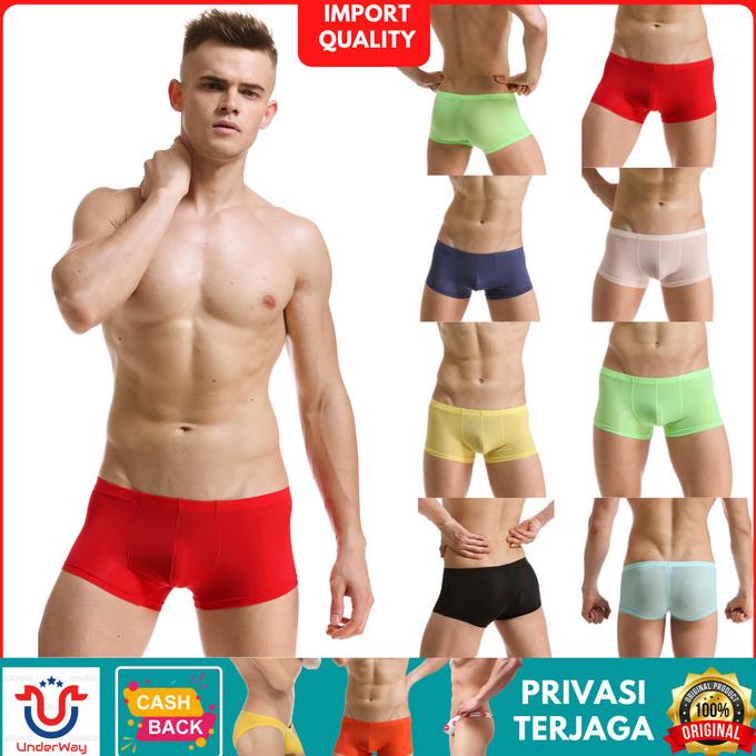 Best Seller Celana Dalam Pria Cd Boxer Vpe Sempak Boys Transparan