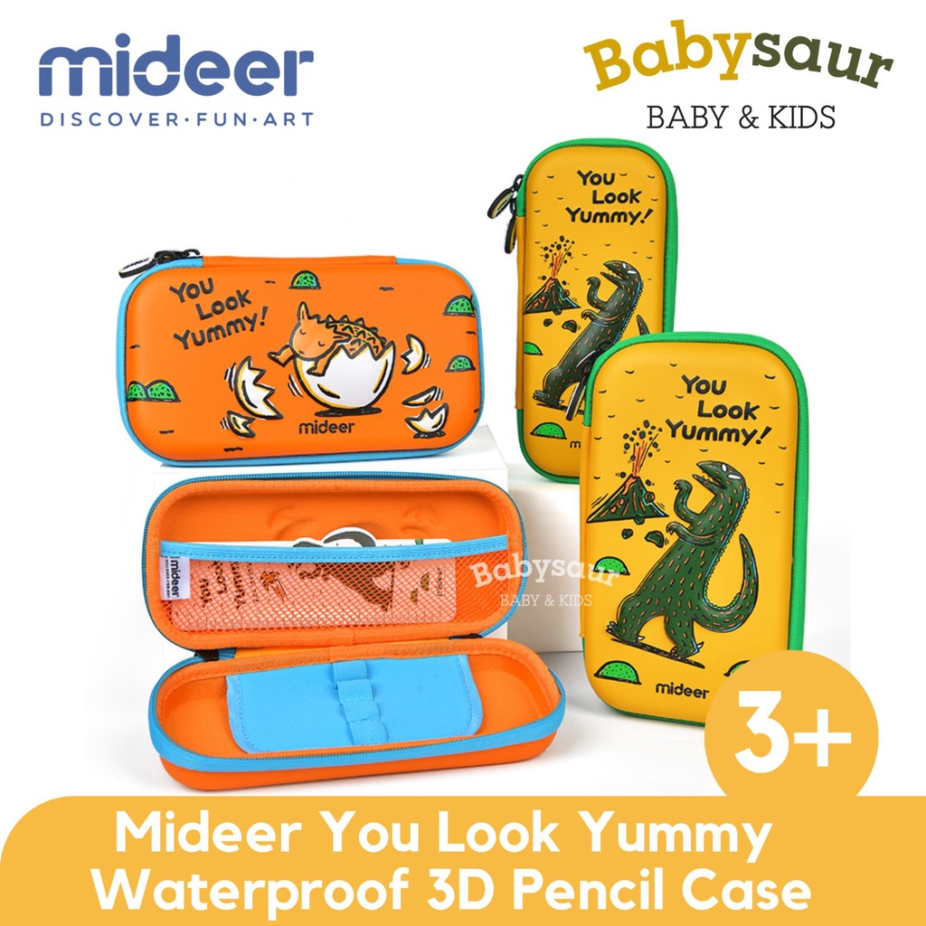 

Mideer Dinosaur Pencil Case 3D Kotak Tempat Pensil Anak Laki Laki Dinosaurus Dino 3+