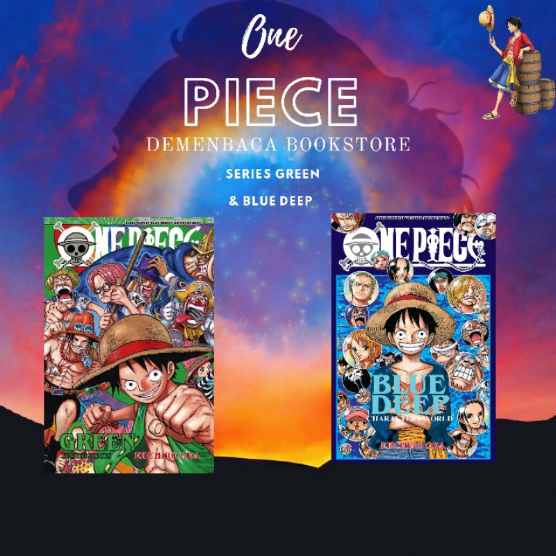 Komik One Piece : Green Secret Pieces & Blue Deep Character World / Original Book