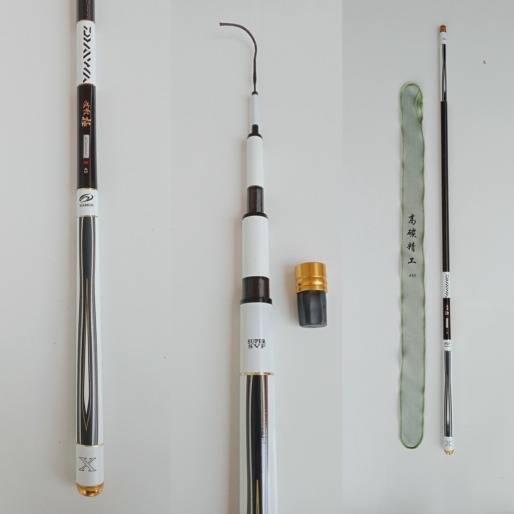 Tegek DAIWA HAMON 6h 450/540/630 carbon import kaku, ringan