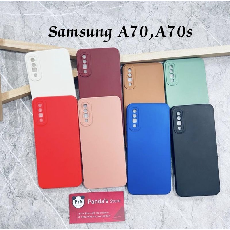 Softcase Pro Camera Samsung A70 , A70s Candy Case Full Color 3D Silikon TPU