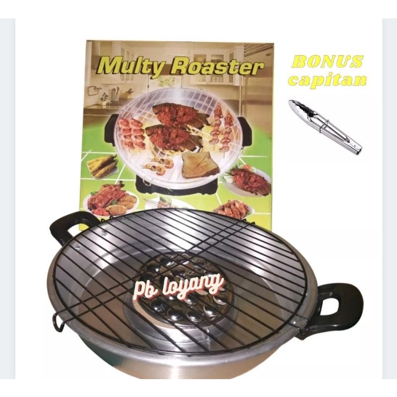 Panggangan roaster grill api menjadi bara gratis capitan stainless