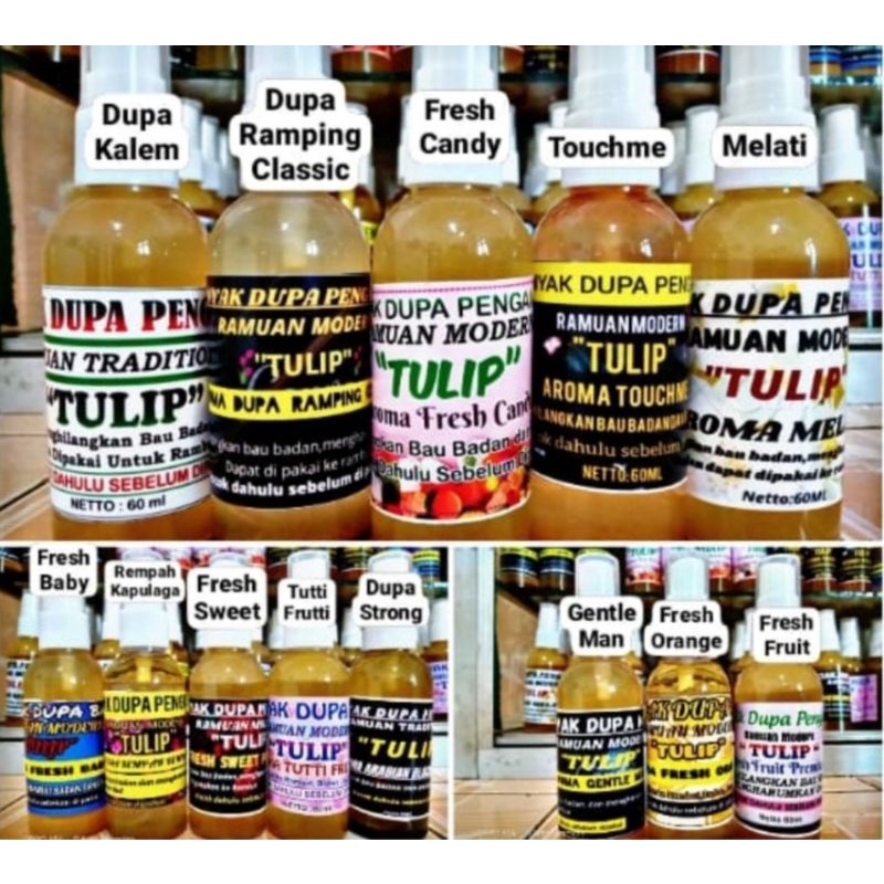 Minyak dupa pengantin (boreh) atau parfum tradisional aroma rempah