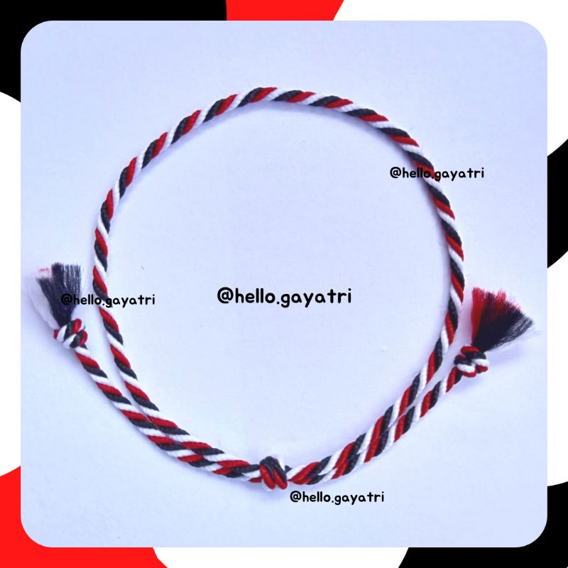 GELANG TRIDATU ASLI Khas BALI Tahan Air-G