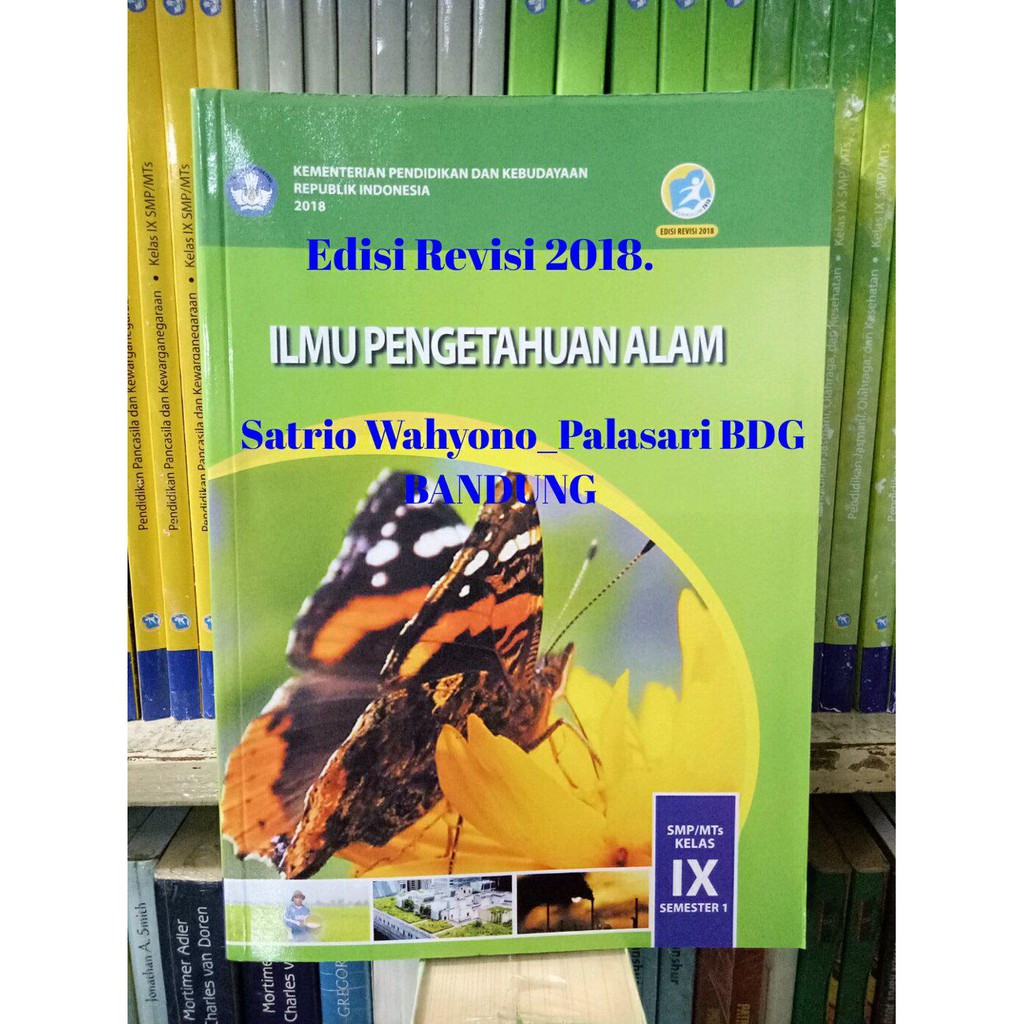 Jual buku IPA SMP Kelas 9 Semester 1 Edisi Revisi 2018. .DIKNAS.  .ORiginall.