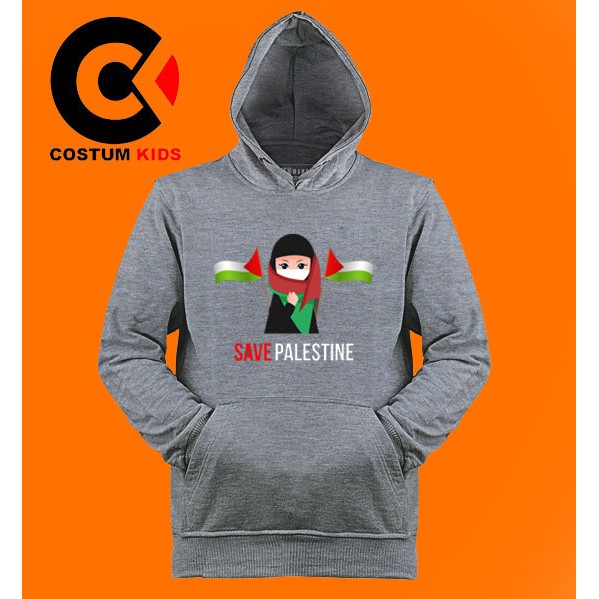 JAKET SWEATER HOODIE SAVE PALESTINA