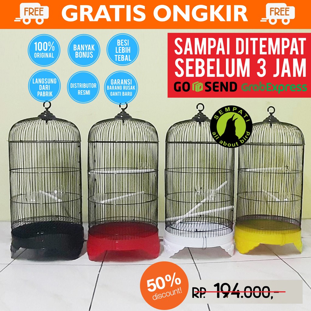  SANGKAR  LOVEBIRD  KAPSUL BESI IMPORT KANDANG LOVEBIRD  