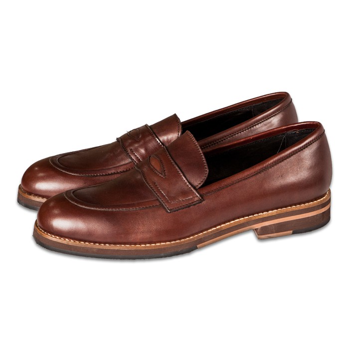 Blake Penny Loafers Brown - Nappa Milano - Sepatu Pria