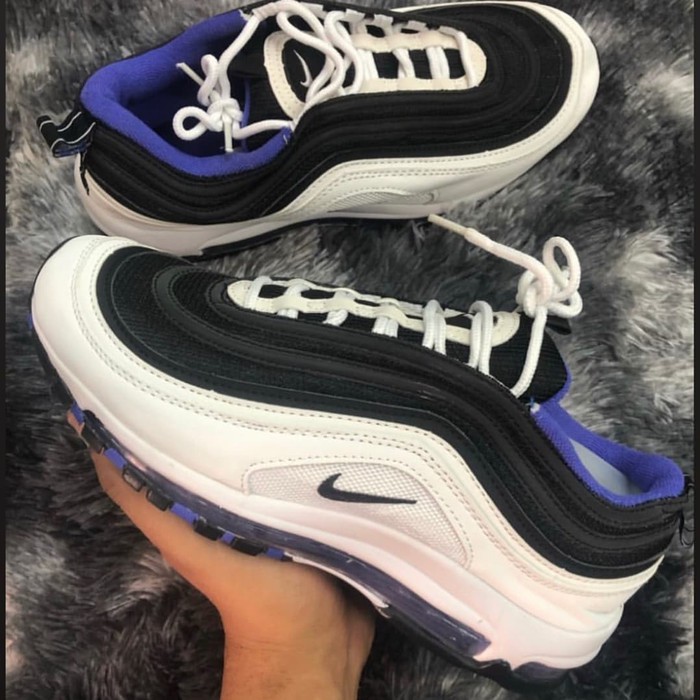Promo Sepatu Sneakers pria wanita Nike airmax 97 blue white with black