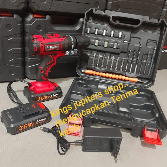 -READY- MESIN CORDLESS JLD 36VOLT 36 VOLT BOR CORDLESS CORDLES 36V 36 V J.LD