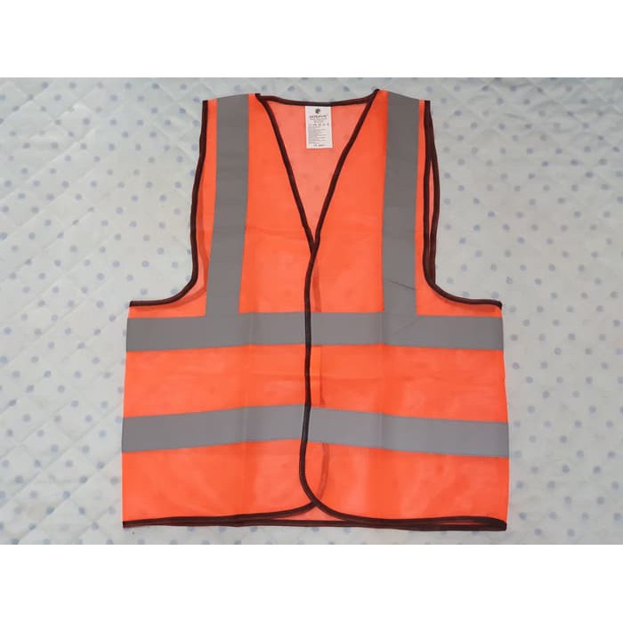 Rompi safety Proyek 4 lines scotlight polyester k3