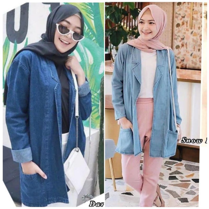 blazer denim jeans outer