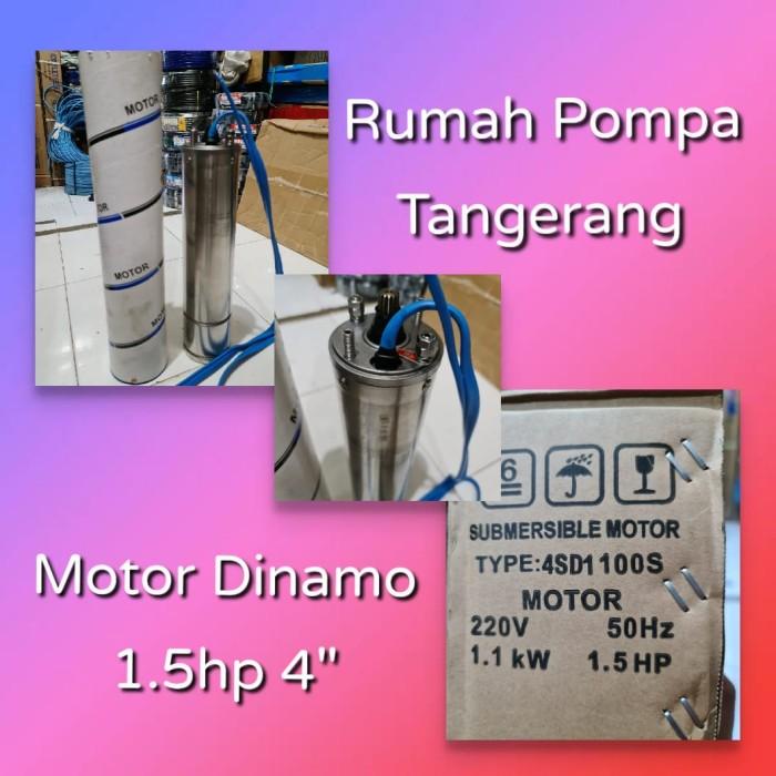 Motor dinamo mesin pompa satelit MC Pump 1.5hp 4" 1.1kw 1phase