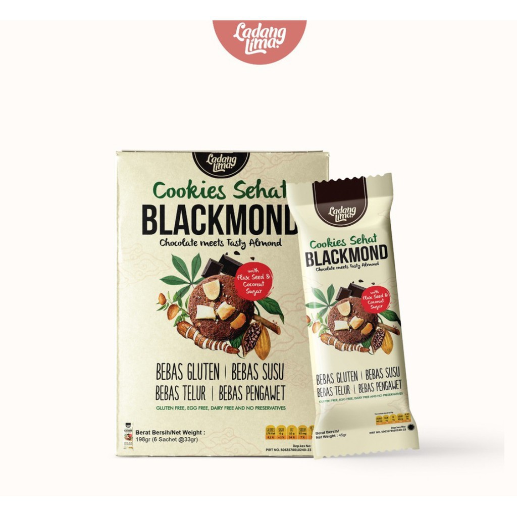 Ladang Lima Cookies Sehat Blackmond  Box