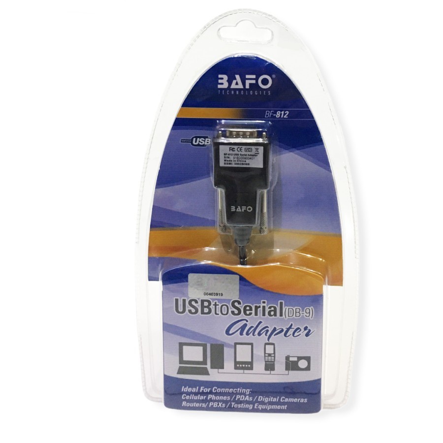 Usb to serial db9 cable bafo adapter bf