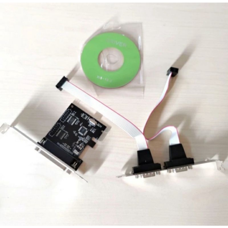 SKU-1219 PCI EXPRESS SERIAL DAN PARALEL LPT COMBO I O  CARD PCI E