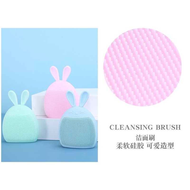 Silicone cleaning brush cleansing instrument washing face facial exfoliating brush skin scrub clean facial cleaning tool