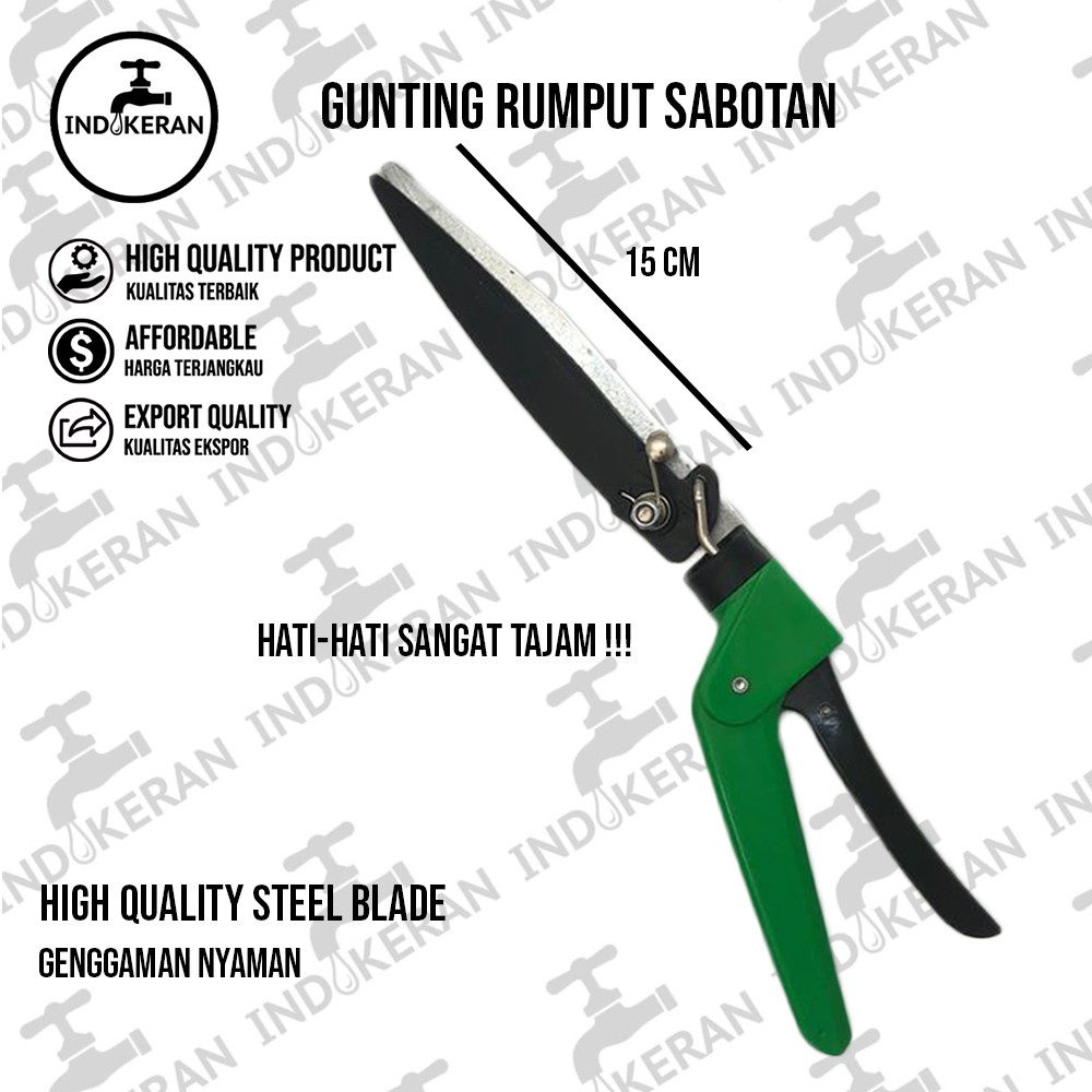 INDOKERAN - Gunting Rumput Sabotan - High Quality