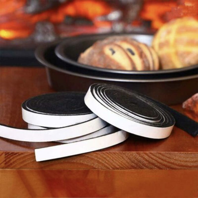 High Heat Barbecue Smoker Gasket BBQ Door Lid Seal Adhesive Sealing Tape