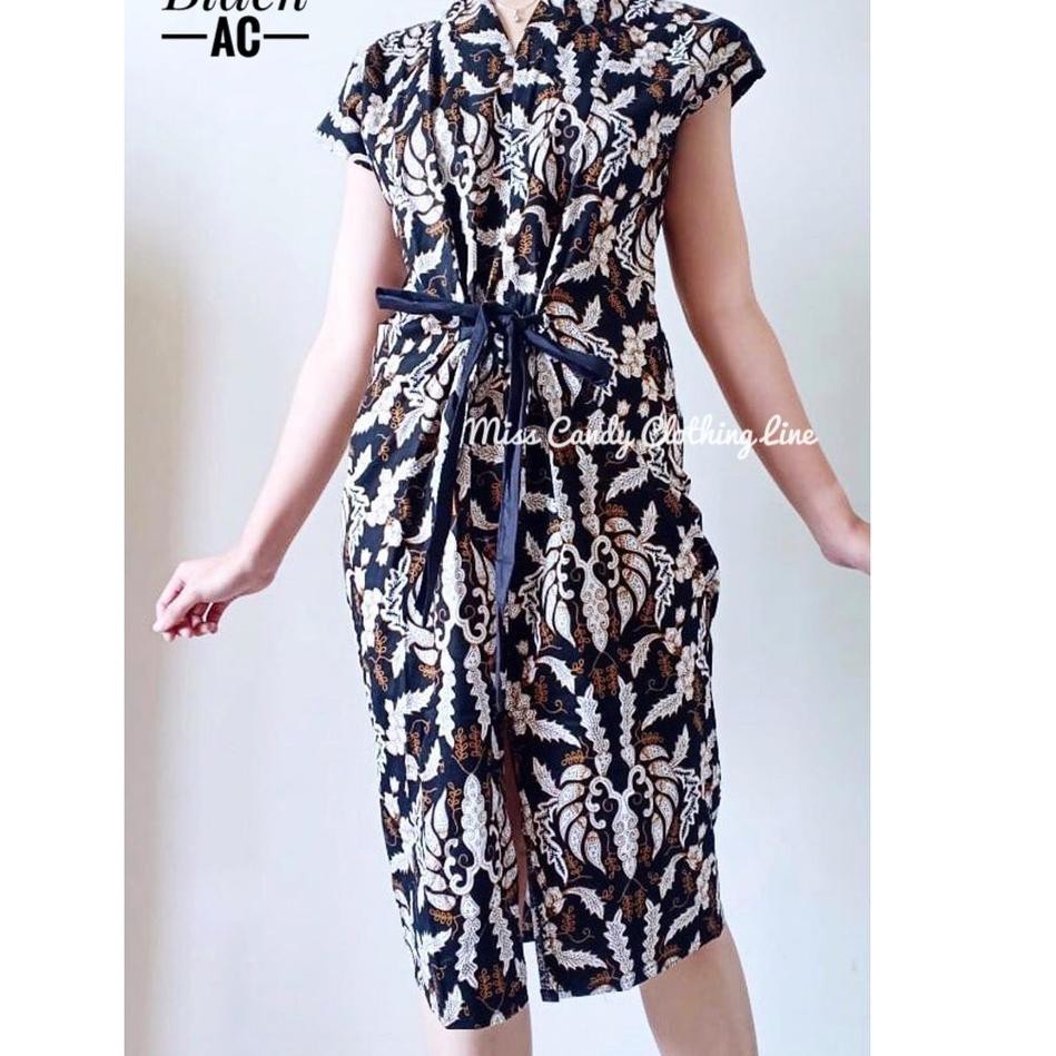 DNA 1318 Dress Batik Modern / Dress Batik Modern Model Kimono Tgn Pdk ""
