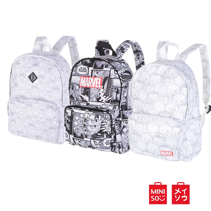  Miniso  Official Ransel Backpack marvel  Tas  Punggung 