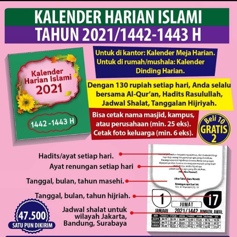 

Kalendar Harian Islami