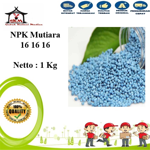 NPK Mutiara 16-16-16 - 1 kg