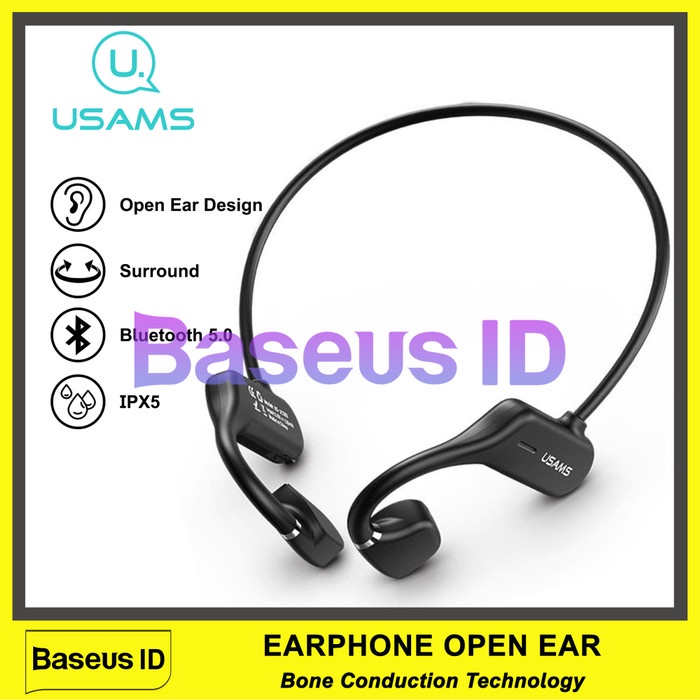Usams Bone Conduction Open Ear Headphone Earphone Wireless Bluetooth