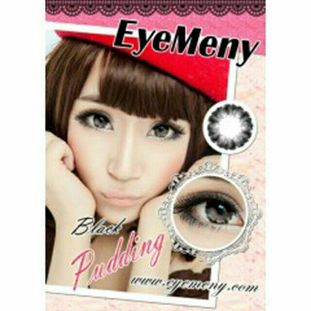 Eyemeny Pudding softlens gray brown blue violet green choco black