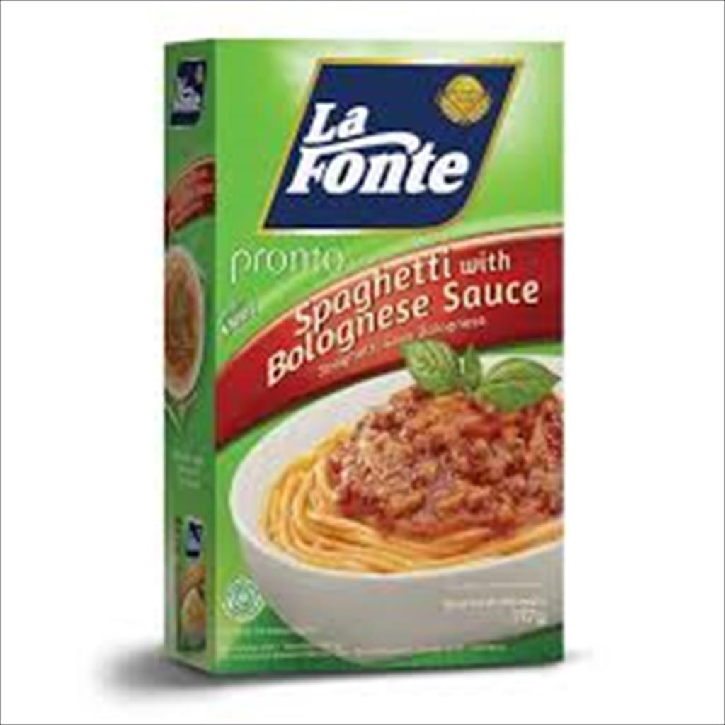 

La Fonte Pronto Spaghetti With Bolognese Sauce 117 Gram