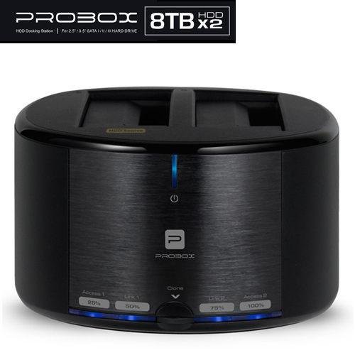 PROBOX Station Docking HDD/Hardisk 2 Bay/2x HDD With Standalone HDD Du CO1408 CN Comp
