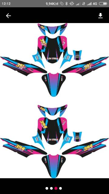 Decal stiker mio smile bisa juga untuk semua motor