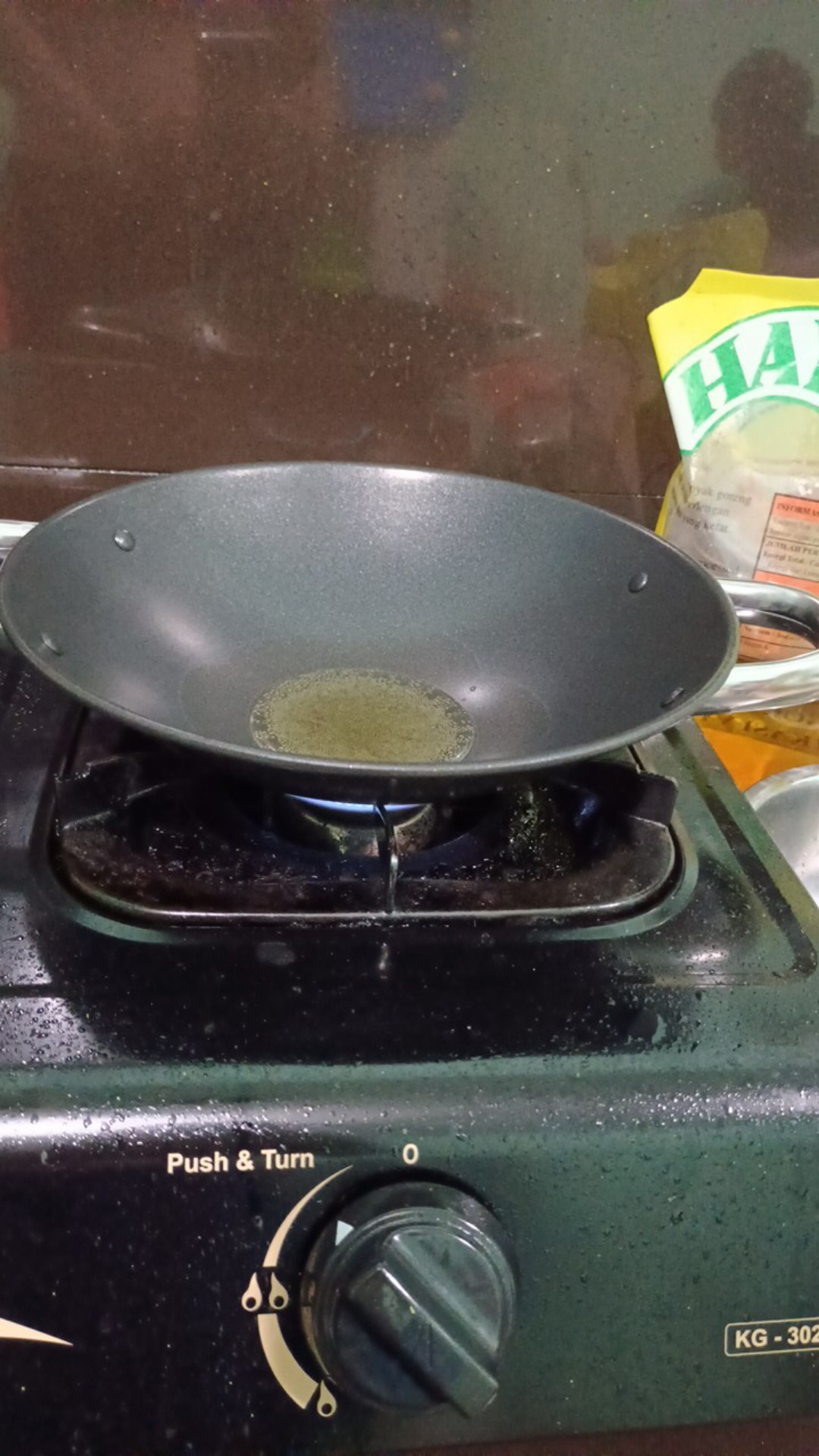 Wok Wajan Besi Non Stick (iron) D26cm W/spatula Bima