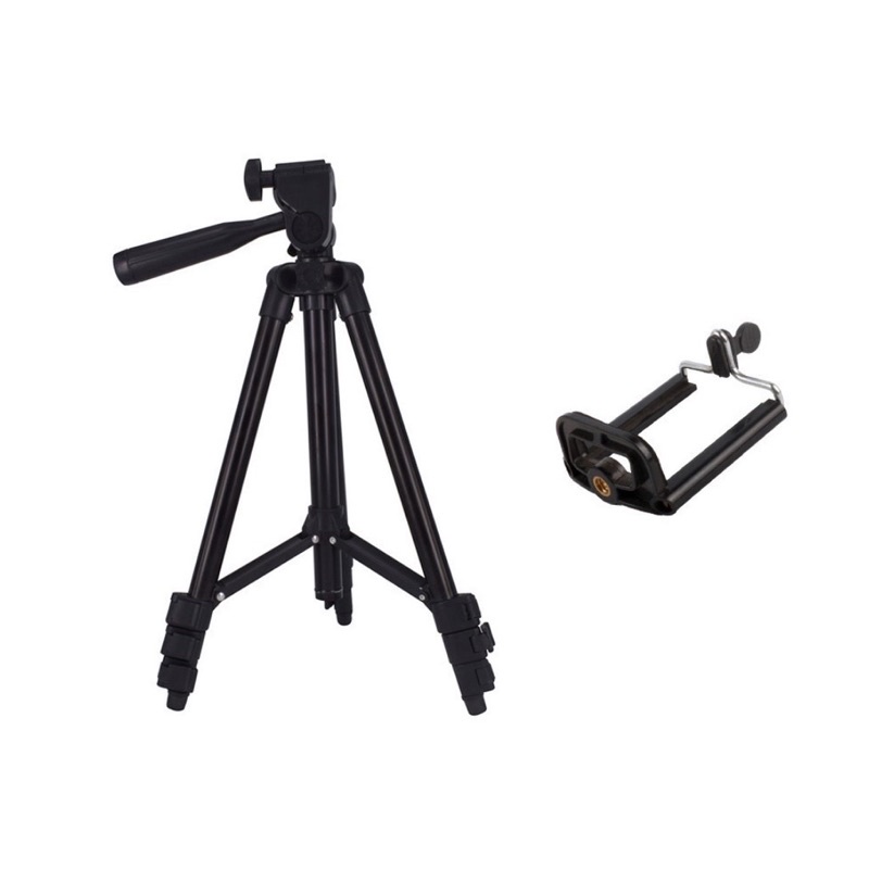 Tripod 3120A dan Kamera Universal Free Holder dan Tas Tripod 1 Meter / Tripod 3 in 1 Kamera HP Handphone / Tripod Vertikal horizontal / Tripod Multifungsi / Tripod Holder Stabilizer