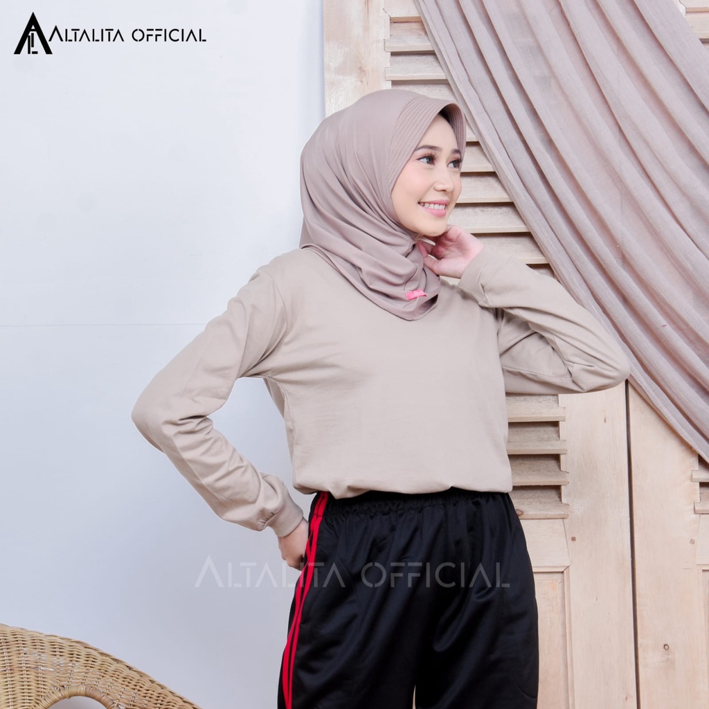 Altalita - Jilbab Sport Nadira pet Kerudung Instan Sporty Jersey Spandek Premium Olahraga Volly Senam High Quality