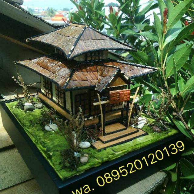 Miniatur Rumah Adat Jepang