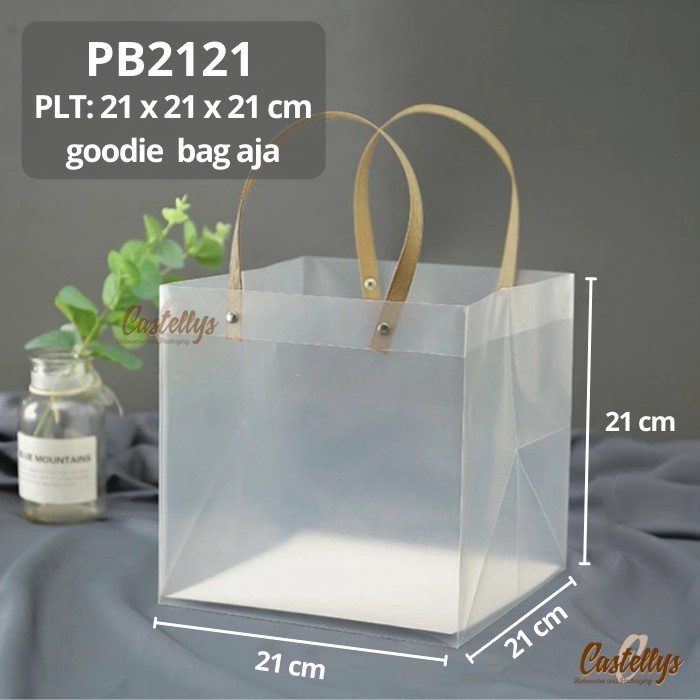 

5 pcs Goodie Bag PB2121 Paper Bag Plastik Packaging Kue Hampers Kado Hadiah
