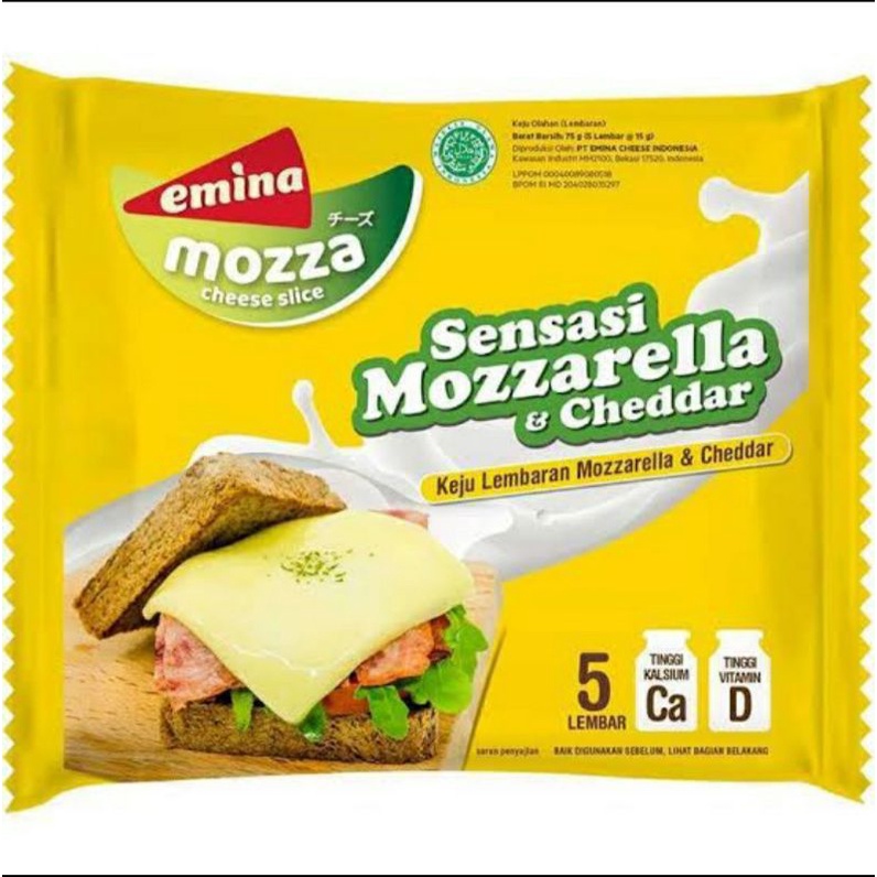 

EMINA MOZZA CHEESE SLICE 5x15GR