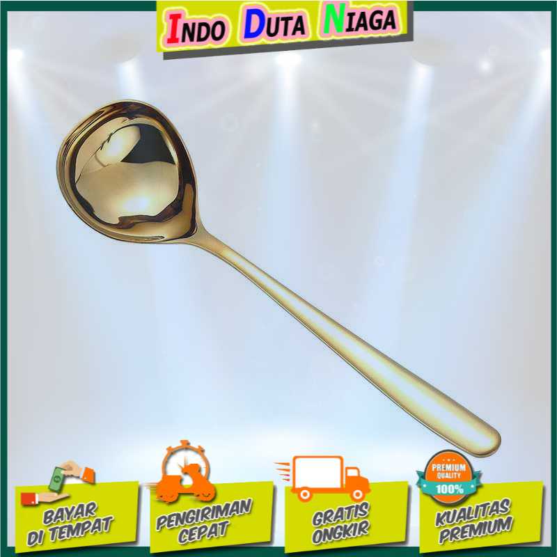 IDN TOOLS - Moitakiy Sendok Makan Sup Soup Spoon Stainless Steel - F82