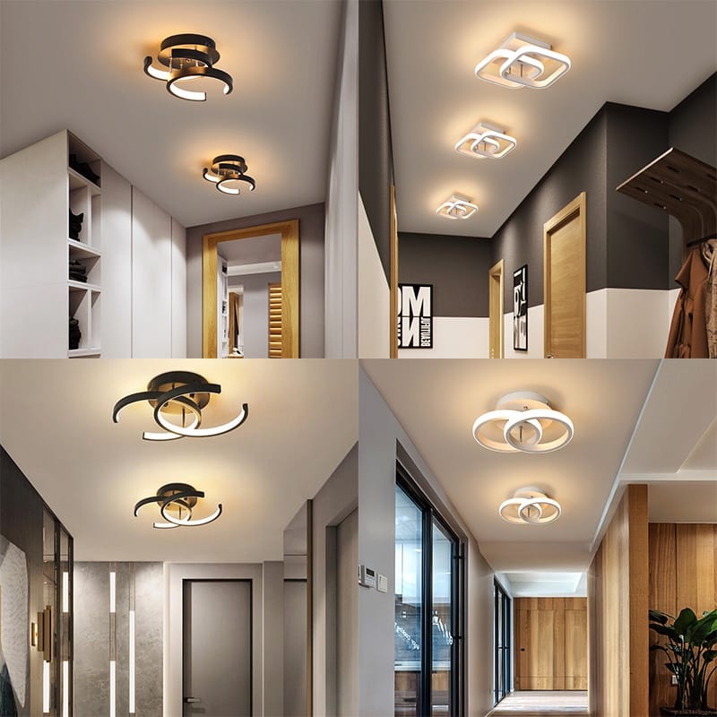 LED 3 Colors Lampu Plafon LED Ceiling Light Lampu Hias Gantung Rumah Ruang Tamu Kamar Minimalis Tempat Lampu Plafon Ceiling Lamp Moderen Hemat Listrik LED Tiga Warna