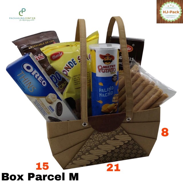 

Kotak Bingkisan 21.15.8 Box parcel Parsel Bingkisan Hampers Hadiah Lebaran