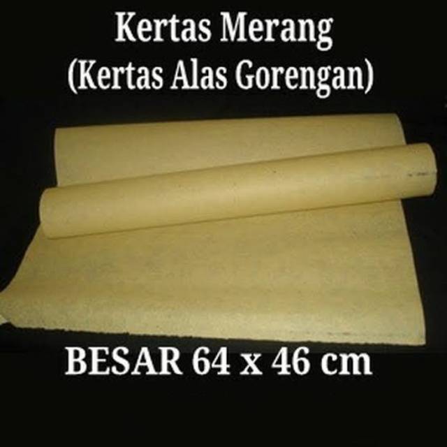 

Kertas merang / kertas dedek / Kertas serap minyak penggorengan - 20 lb