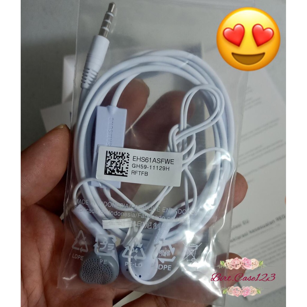 Headset Headsfree henset Hf Samsung J1ace J2prime J3 J5 A10s s5830 original INDONESIA SUPER BC1359