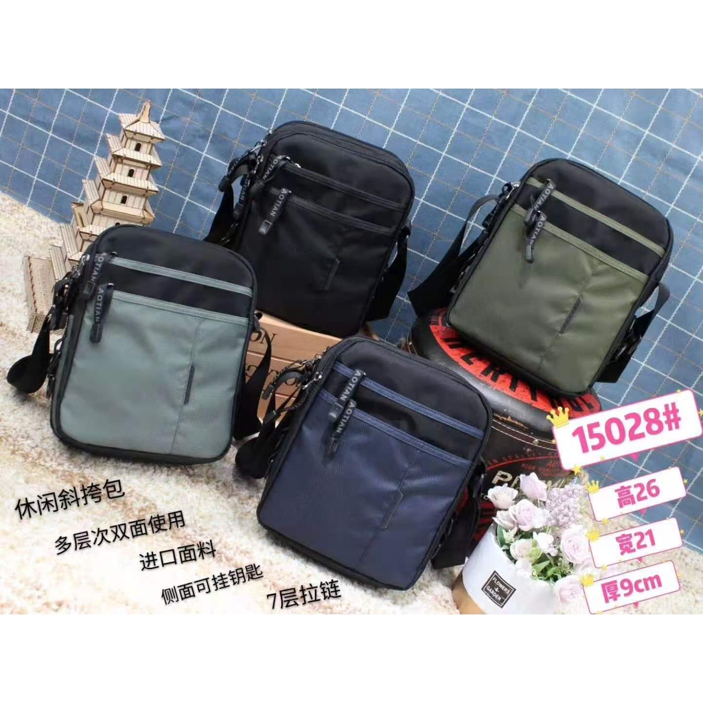 Tas Bahu Wanita Pria Selempang Aotian At15028 15028 Parasut Kuali Super High Quality Brand Impo C5C0