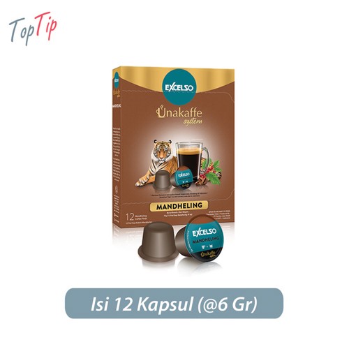 

Kopi kapsul Excelso Unakaffe Mandheling Dus