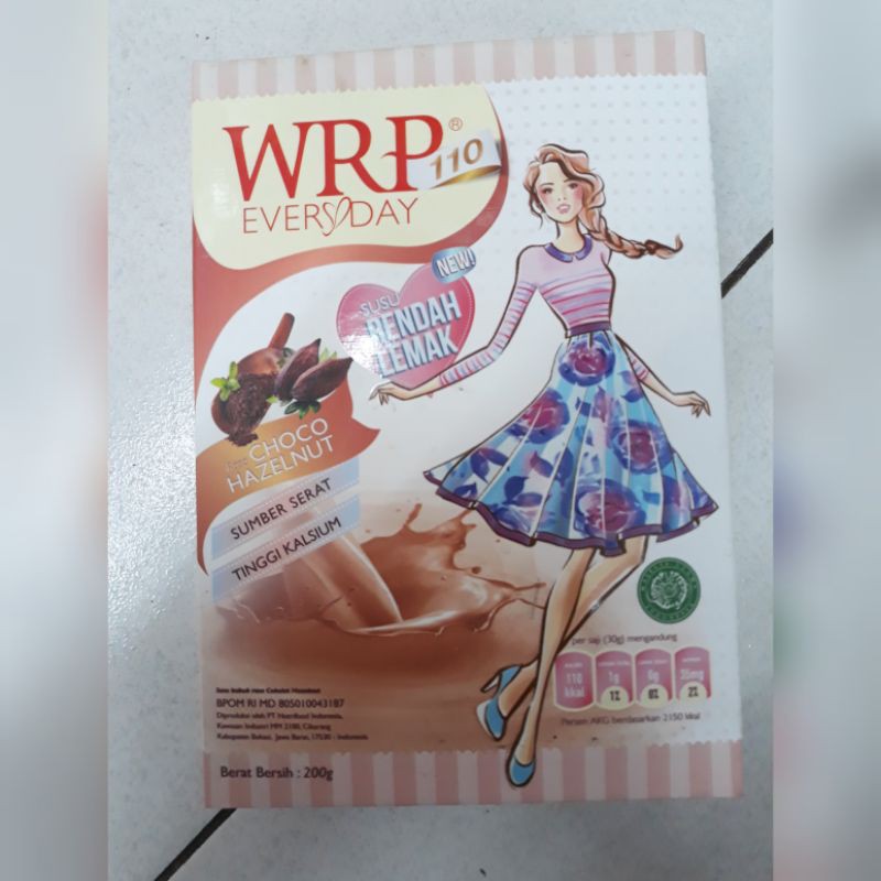 

wrp 110 everyday 200gr/new susu rendah lemak