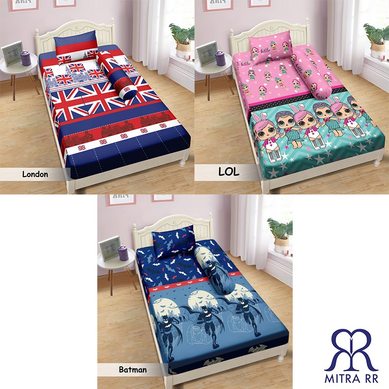 MitraRR Sprei Lady Rose Single Size 120x200x20 No.3 Seprai Single 120 x 200