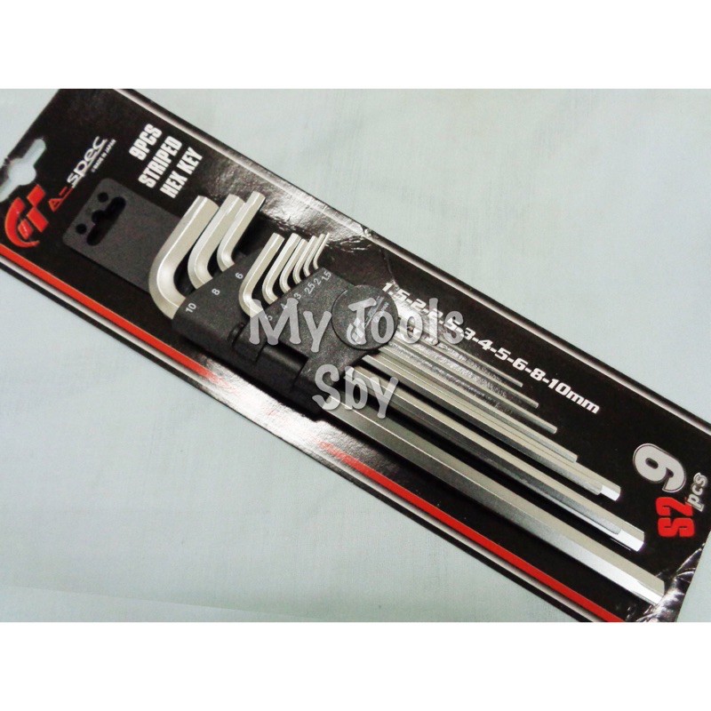 Kunci L Aspec Hexkey Set 9 pcs/set