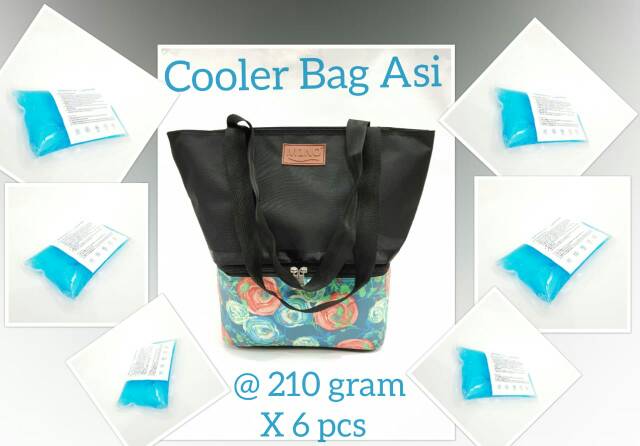 Termurah.. TAS ASI MURAH  Cooler Bag Fashion mIno + 6 blue ice gel / Tas asi + 6 blue ice gel S1